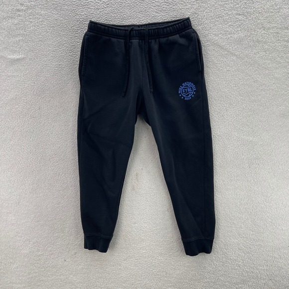 Nike EYBL Sweatpants Mens L Black 2024 Nationals Basketball Club Fleece Sports